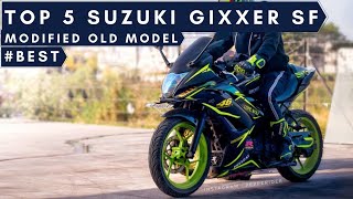 GIXXER SF  - Top 5 Suzuki Gixxer SF old model Modified in INDIA | Bigmodz