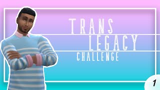 Trans Legacy Challenge | LGBTQ | Sims 4 | Valentine Legacy | Part 1 #legacychallenge #trans