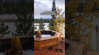 Imagine Taking in the Fall Colours from the Hot Tub in BC