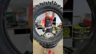 Changing a Michelin StarCross 6 dirtbike tire in world record time!