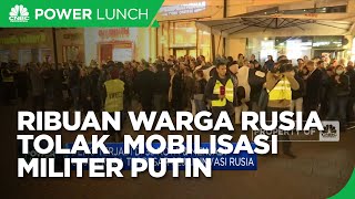 Ribuan Warga Rusia Demo Tolak  Rencana Mobilisasi Militer Putin