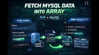 HOW TO FETCH MYSQL DATA INTO ARRAY | PHP | MYSQL