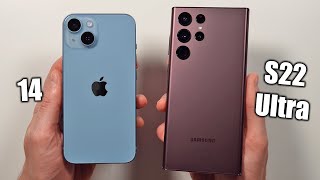 iPhone 14 vs Samsung S22 Ultra 🔥 Speed Test