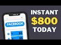 Make $800 Just By Liking Facebook Posts (Make Money Online 2023)