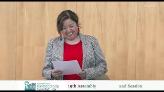19th Assembly, 2nd Session Day 79 - Tłı̨chǫ / Tłı̨chǫ Yatıì Interpretation 3JUNE2021