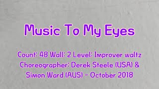 Music to my eyes-Improver waltz