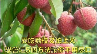 愛吃荔枝又怕上火？學會這5個方法，讓你不用忌口！