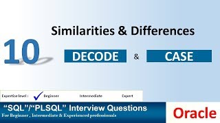 What is the difference between decode and case