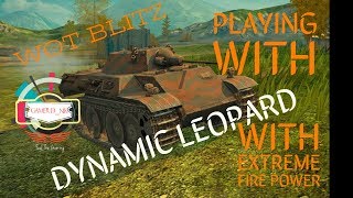 World of Tanks Blitz WOT gameplay playing with Dynamic Leopard EP155(05/05/2018)