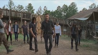 S07e08 The Walking Dead Ending Scene Awesome Scene
