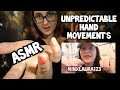 ASMR fast and aggressive hand movements + Repeating Words (w/ MinxLaura 123)