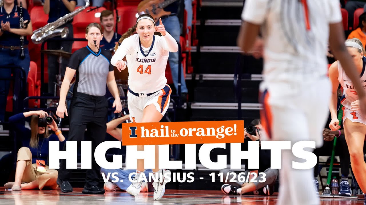 Illini WBB | Highlights Vs Canisius (11/26/23) - YouTube