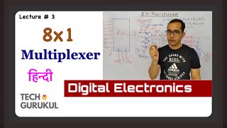 3. 8X1 Multiplexer in Hindi | Tech Gurukul by Dinesh Arya