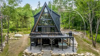 Modern Cabin Living - A Frame House Design Ideas