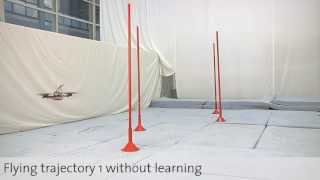 Quadrocopter Slalom: Learning from prior experience