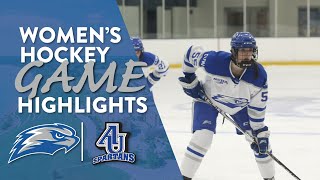 CUW Women's Hockey Highlights vs. Aurora (Oct. 31, 2023)