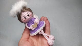 Crochet Angel Amigurumi 👼🏻 Christmas Tutorial 💙Christmas Decoration