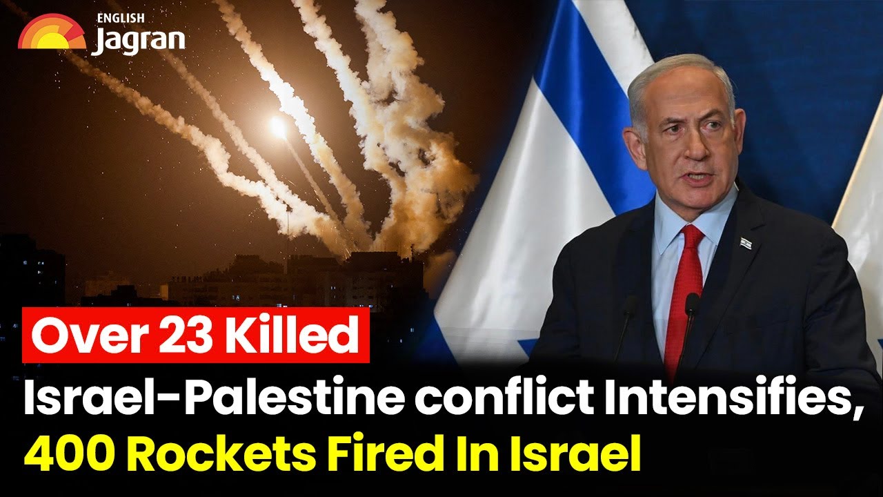 Israel Palestine Conflict Intensifies : 400 Rockets Fired In Israel ...