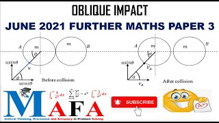 OBLIQUE IMPACT || CGCE JUNE 2021 FURTHER MATHEMATICS PAPER 3