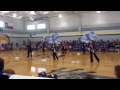 senior pep rally flag performance