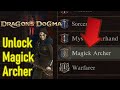 Dragon's Dogma 2 how to unlock magick archer vocation and get legendary skill