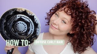 How to Diffuse Curly Hair | Hover Diffusing | Curlsmith