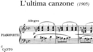 L’ultima canzone (F.P. Tosti) Piano Accompaniment _ Karaoke