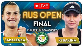 SABALENKA vs RYBAKINA | Australian Open 2023 Final | LIVE Tennis Play-by-Play Stream