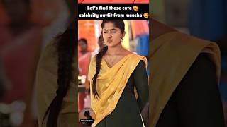 Celebrity botique outfit from meesho under 550😮🤩 #song #arrahman #lovesong #englishsongs#meeshosaree