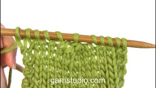How to knit 5 stitches twisted together (decrease)
