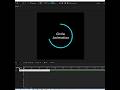Quick Circle Animation in After Effects | 1-Minute Tutorial #aftereffects #circleanimation