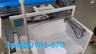 RAMBO RM-570 ,Automatic shirt cuff over stitch machine