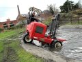 Moffett truck-mounted forklift goes swimming - dive, dive dive!