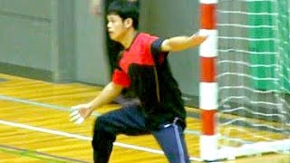 ハンドボール練習【市川高校 ・法政大学第二】インターハイ Handball Boys High School Championships Japan 2015