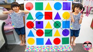 หนูยิ้มหนูแย้ม | เล่นลากเส้นตามรูปทรง Kids Activities