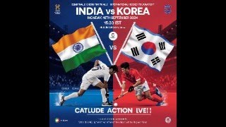 India vs Korea semi final 2024 Hockey match Live