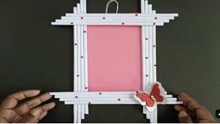 Photo frame Making DIY | How To Make Easy Photo frame Aat  Home | How To Make  a Unique Photo frame