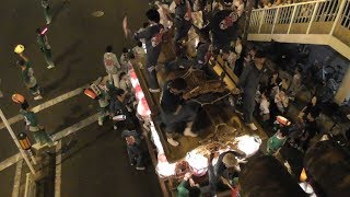 平成30年 6月30日 平野郷夏祭り 試験曳き 流 市 2町合わせ