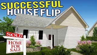 OUR FIRST SUCCESSFUL HOUSE FLIP! SELLING A TRASH HOUSE! - House Flipper Beta Gameplay