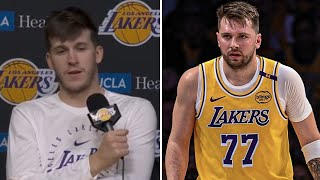 Postgame | Austin Reaves shares thoughts on playing with Luka Doncic after Lakers' win over Jazz