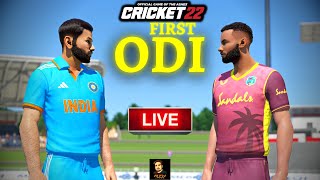 India vs West Indies 1st ODI Match - Cricket 22 Live - RtxVivek