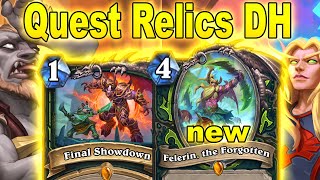 86% Winrate To Legend? Quest Relics XL DH Is Stronger Than DK! March of the Lich King | Hearthstone