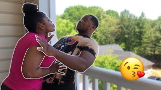 I CANT STOP KISSING YOU PRANK ON BOYFRIEND