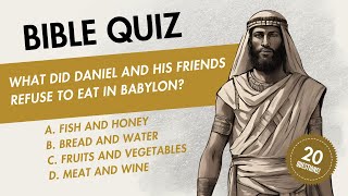 Can you get all 20 right? | Bible in One Year Quiz | Jeremiah - Daniel #biblequiz #biblediscoverytv