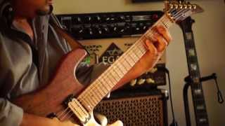 Musiclock \u0026 Rabih Saad present jamming in A minor. Carvin Jason becker sign guitar