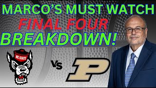 2024 NCAA Final Four Predictions and Picks | Purdue Boilermakers vs NC State Wol