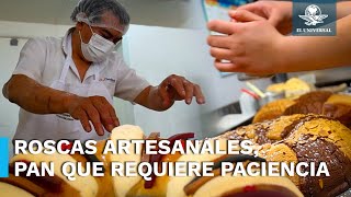 Roscas artesanales tardan horas e incluso años en ser preparadas