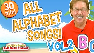 All ALPHABET Songs Vol. 2! | 30 Minutes of Alphabet Songs for Kids! | Jack Hartmann