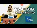 6 Tips Juara Lomba Pidato ✔️| ArenaLomba | Juara
