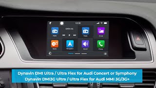 Audi A4/A5/Q5 Dynavin Android Radio Einbau D9-DMI Ultra | Ultra Flex und D9-DMI3G Ultra | Ultra Flex